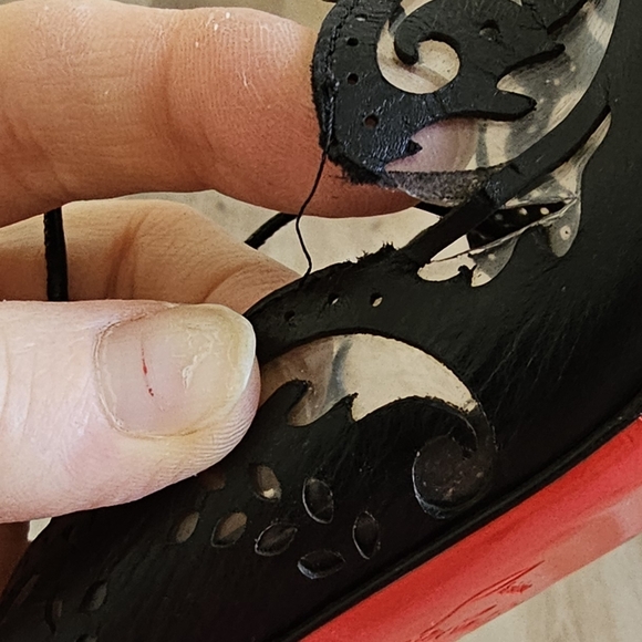 Christian Louboutin Impera 100 calf and pvc pumps 37 - Picture 12 of 12